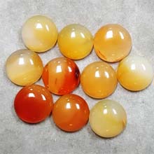 12MM ROUND CABOCHON CARNELIAN NATURAL(10PCS/BAG)